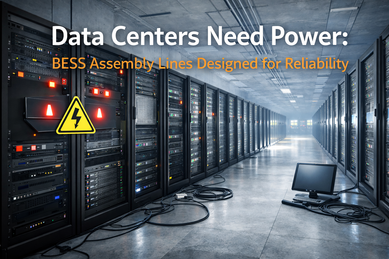 A data center meets blackout